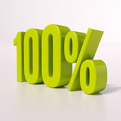 Image showing Percentage sign, 100 percent