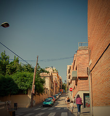 Image showing Spain, Barcelona, Baixada de la Gloria street