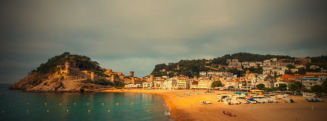 Image showing Tossa de Mar, Catalonia, Spain, 23.06.2013