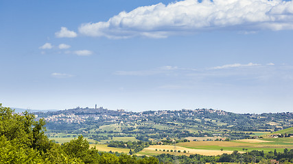 Image showing Landscape in Italy Marche
