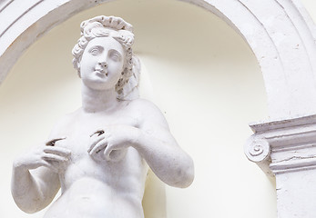 Image showing Feminine statue of Abundance