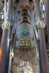 Image showing Sagrada Familia Interior