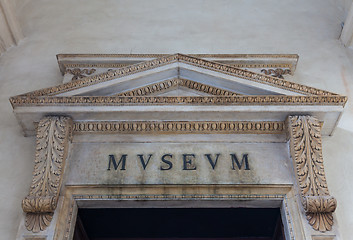 Image showing Old Museum Entrance 