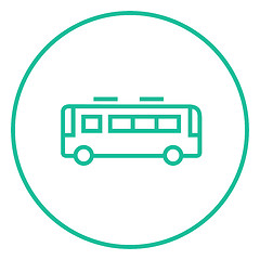 Image showing Bus line icon.