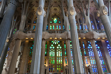 Image showing Sagrada Familia Interior