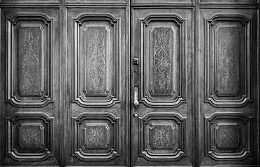 Image showing Freemasonry door entrance