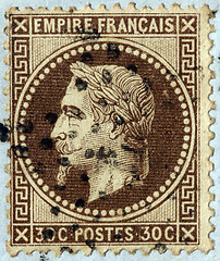 Image showing Napoleon III Stamp