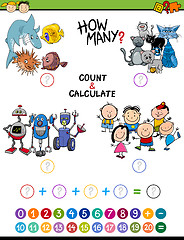 Image showing math activity for children