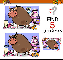 Image showing differences activity for kids