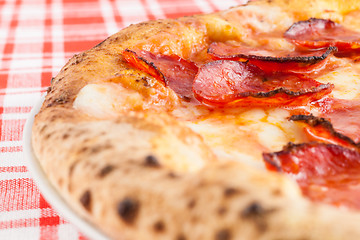 Image showing Real Italian Pizza Diavola