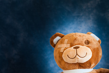 Image showing Injured Teddy Bear