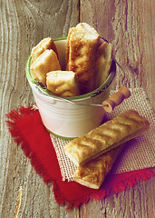 Image showing Puff Pastry Sticks