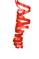 Image showing Red Party Streamer