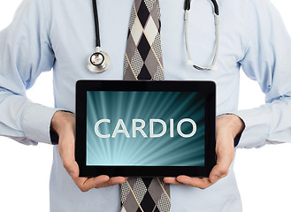 Image showing Doctor holding tablet - Cardio