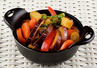 Image showing Colorful Vegetables Ragout