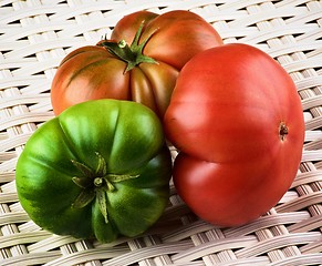 Image showing Multicolored Raw Tomatoes