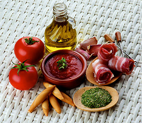 Image showing Tapas and Ingredients