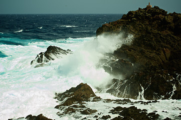 Image showing Dramatic Sea Waves