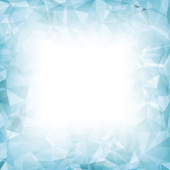 Image showing Azure Polygonal Background