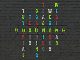 Image showing Education concept: Coaching in Crossword Puzzle