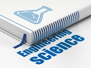 Image showing Science concept: book Flask, Engineering Science on white background