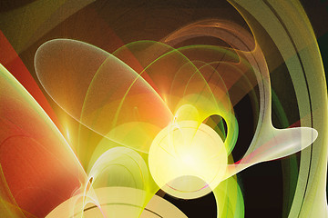 Image showing Abstract image : fractal vortex.