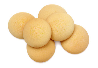 Image showing Sponge cakes from above