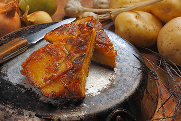 Image showing Still life with Tortilla Espanola