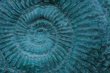 Image showing blue spiral texture