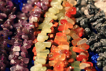 Image showing natural color gems background 