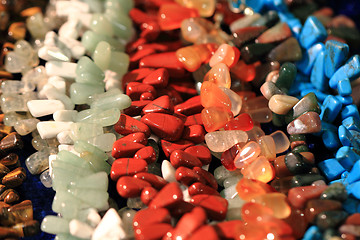 Image showing natural color gems background 