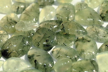 Image showing prehnite mineral collection