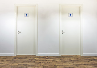 Image showing Restrooms