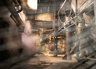 Image showing Old abandoned factory