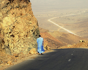 Image showing Alone In The Desert