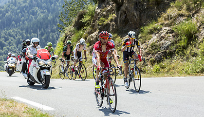 Image showing The Cyclist Julien Simon - Tour de France 2015