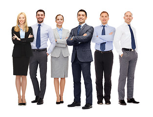 Image showing group of happy business people