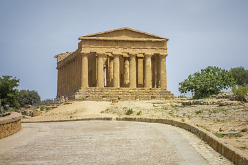 Image showing greek building in Sicily