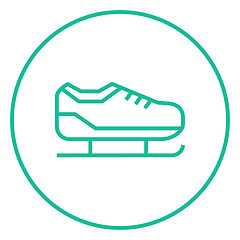Image showing Skate line icon.
