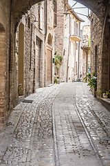 Image showing typical italian city street