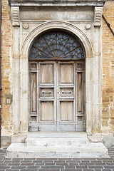 Image showing typical italian door