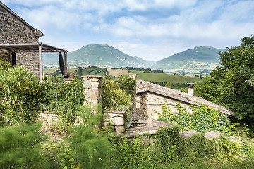 Image showing nice view in Italy Marche near Camerino