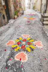 Image showing paintings of flowers celebration in Italy