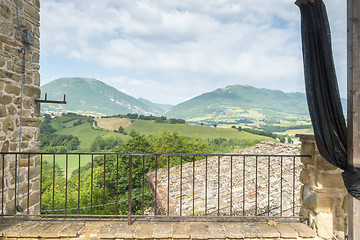 Image showing nice view in Italy Marche near Camerino