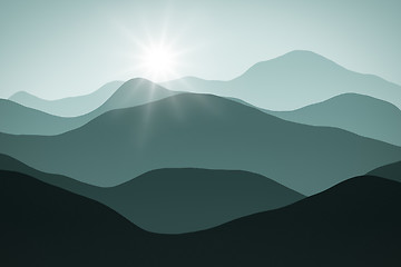 Image showing simple landscape background