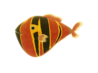 Image showing red yellow fish