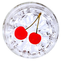 Image showing Cherry In Glass