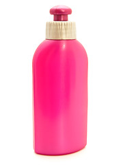 Image showing Red Plastic Bottle