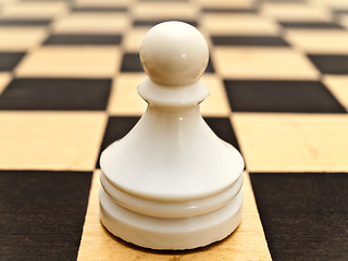 Image showing White Pawn