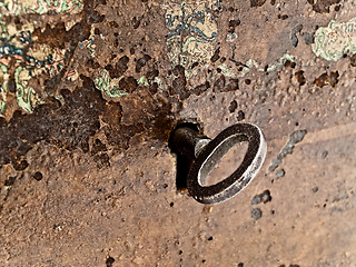 Image showing Keyhole With Key